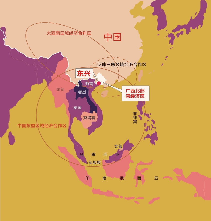 廣西東興邊貿(mào)中心項目動態(tài)